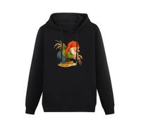 XIANG LIU JI Kaif Dwarf Chouffe Beer Delirium Belgium Belgian Chouffe Dwarf Alcohol Karmeleit Tripel Black Men's Hooded Unisex Sweatshirt S