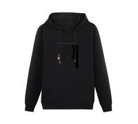 XIANG LIU JI Leonard Cohen Black Men's Hooded Unisex Sweatshirt S