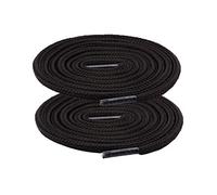 Xiang Ru 1 Paire Lacet Rond 100-150cm Couleur Uni Remplacement pour Chaussure de Sport Running Basket-ball Football #B Noir