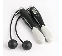 XIANGFA TS Corde à sauter sans fil Corde à sauter électronique numérique intelligente sans fil Consommation de calories Fitness Body Building Exercice Corde à sauter (couleur : gris)