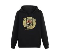 XiangGuFeiNiuWei Joe Bonamassa Logo Guitarist Hoody Unisex Ptinted Hoodies Long Sleeve Men's Hooded with Pocket Black S