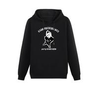 XiangGuFeiNiuWei Lars Frederiksen and The Bastards Punk Hoody Unisex Ptinted Hoodies Long Sleeve Men's Hooded with Pocket Black S