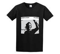 XiangGuFeiNiuWei Ry Cooder Boomers Story Unisex 100% Cotton Short-Sleeve T-Shirts Black S