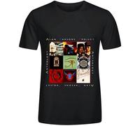 XiangGuFeiNiuWei The Alan Parsons Project Anthology Soul Unisex 100% Cotton Short-Sleeve T-Shirts Black S