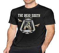 XiangGuFeiNiuWei The Dead South Served Live Comfortable Casual Unisex 100% Cotton Short-Sleeve T-Shirts Black S