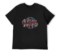 XiangGuFeiNiuWei The Kinks Flag Unisex 100% Cotton Short-Sleeve T-Shirts Black M