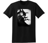 XiangGuFeiNiuWei Wicked Witch of The West Unisex 100% Cotton Short-Sleeve T-Shirts Black S