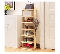 XIANGGUI 1983 Étagère à chaussures verticale empilable en bois derrière la porte Étagère de rangement pour chaussures Économie d'espace Étagère à chaussures Meuble de couloir Meuble à chaussures