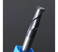 Xianglaa-bit de routeur, Moulin d'extrémité CNC Milling 2 Flûte 4mm 6mm 8mm 10mm 12mm Fraison de Fraise Endmill Métal Cutter, Haute qualité (Dimensions : 12x12Dx75L)