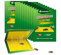 XIANGLONGY 10 Pièces Cafards Panneau Adhésif, 31 x 21 cm Surveillance des Nuisibles, Appareil de Surveillance pour Jardin Maison Cuisine Salle de Bain Bureau