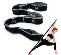 XIANGLONGY Élastique Musculation, Elastique Sport 8 Niveaux de Forces Bande Elastique Musculation, Elastique Sport Fitness Musculation pour Yoga Pilates (Noir)