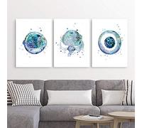 XIANGPEIFBH Oeil médical Affiches et Impressions optométriste Cadeau ophtalmologie médecine Mur Art Toile Peinture Photos Clinique décor 60x80cmx3 pièces sans Cadre