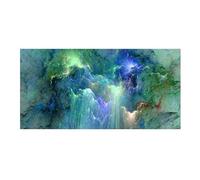 XIANGPEIFBH Tableau abstrait coloré et nuageux, impression aquarelle sur toile, affiche pour la décoration du salon, œuvre d'art giclée 60x130cm(24x52inch) sans cadre