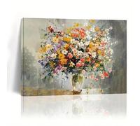 XIANGPEIFBH Tableau floral vibrant sur toile - Décoration murale idéale pour le salon, la chambre, la cuisine et le bureau 40x60cm(16x24inch) Cadre interne