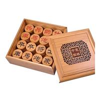 Xiangqi Jeux de société Jeu d'échecs Chinois en Bambou (6 cm)(5cm/2")
