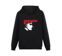 XIANGSHE Krewmen Shout Psychobilly 80S 1987 Men Sweatshirts Graphic Mens Cotton Casual Black Hoodies M