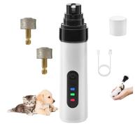 XIANGSHI Silent Groom Pro Nail Grinder for Dogs Quiet, Silent Groom Pro Dog Nail Trimmer, 2-Speed Cordless Rechargeable USB with Replacement Grinding Heads for Dogs and Cats (1*Set)