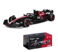 Xiangtat 1/43 Alfa Romeo F1 Team Stake 2023 C43 77# Valtteri Bottas Alliage moulé sous pression Modèle de collection Cadeau (C43 77# W/Casque)