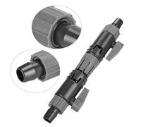 xiangxin Double connecteur de robinet d'aquarium, connecteur de tuyau pour eau salée, eau douce, bureau (K-16/22 mm)