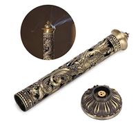 XiangXin Porte-Brûleurs D'encens, Sculpture Brûleurs De Bâton D'encens Vertical Métal Porte-Bâton D'encens Stand Relief Artisanat Ornements Décoration De Salon De Thé pour Aromathérapie,