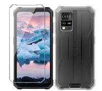 Xiangyun Coque pour Blackview BV4800 Pro/BV4800/BV4800 SE Etui avec Film de Verre Trempé Protection écran, Transparent Anti-Vibration et Glisse Silicone Bumper TPU Souple Cover Housse Clear Case