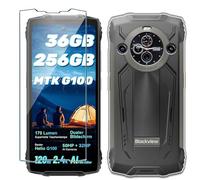 Xiangyun Coque pour Blackview BV8200 Etui avec Film de Verre Trempé Protection écran, Transparent Anti-Vibration et Glisse Silicone Bumper TPU Souple Cover Housse Clear Case (6.5")