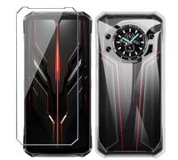 Xiangyun Coque pour Doogee S119 Etui avec Film de Verre Trempé Protection écran, Transparent Anti-Vibration et Glisse Silicone Bumper TPU Souple Cover Housse Clear Case (6.72")