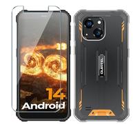 Xiangyun Coque pour Oukitel G2 Cover avec Film de Verre Trempé Protection écran, Transparent Anti-Vibration et Glisse Silicone Bumper TPU Souple Etui Housse Clear Case(6.0")
