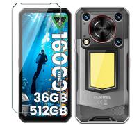 Xiangyun Coque pour Oukitel WP56 Etui avec Film de Verre Trempé Protection écran, Transparent Anti-Vibration et Glisse Silicone Bumper TPU Souple Cover Housse Clear Case (6.8")