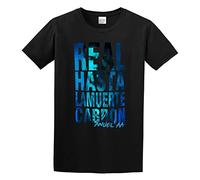 XiangZai Anuel AA Real Hasta Lamuerte Cabron Reggaeton Unisex 100% Cotton Short-Sleeve T-Shirts Black XL