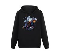 XiangZai Devin Townsend Project Z2 Ziltoid Hoody Unisex Ptinted Hoodies Long Sleeve Men's Hooded with Pocket Black M