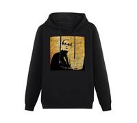 XiangZai Everybody Digs Bill Evans Jazz Hoody Unisex Ptinted Hoodies Long Sleeve Men's Hooded with Pocket Black XXXL