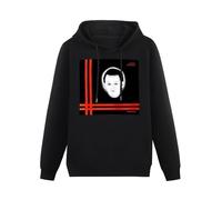 XiangZai Gary Numan Tubeway Army Telekon 1980 Hoody Unisex Ptinted Hoodies Long Sleeve Men's Hooded with Pocket Black L
