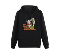 XiangZai Hagar The Horrible Happy Hour Hoody Unisex Ptinted Hoodies Long Sleeve Men's Hooded with Pocket Black XXXL