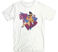 XiangZai Men's Born to Be Bad T Shirt Crew Neck Unisex Short Sleeve T-Shirt White XL