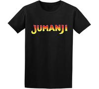 XiangZai Men's Jumanji Retro Robin Williams Movie Film Inspired Gift O-Neck Unisex Short Sleeve T-Shirt Black XL