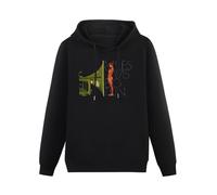 XiangZai Miles Davis Big Fun Hoody Unisex Ptinted Hoodies Long Sleeve Men's Hooded with Pocket Black XXL
