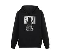 XiangZai Poltergeist Horror Movie Hoody Unisex Ptinted Hoodies Long Sleeve Men's Hooded with Pocket Black XXXL