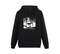 XiangZai Tom Waits All The World is Green Hoody Unisex Ptinted Hoodies Long Sleeve Men's Hooded with Pocket Black XXXL