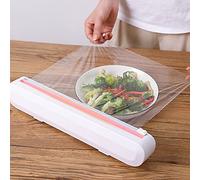 Xiangze Distributeur Film Alimentaire,Coupeur de Film étirable avec Un Rouleau de Pellicule, Dérouleur Coupe-Film Papier Alimentaire,Wrap Distributeur pour Film Alimentaire Feuille d'Étain Cuisine