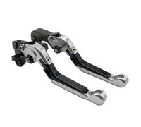 XIANHEN Leviers De Frein Et d'embrayage Pliables pour Moto, Poignée Réglable Extensible CNC pour Y&amaha FZ1 F&Azer FZS 1000 2001 2002 2003 2004 2005