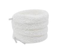 XIANMY Lacets en Peluche pour Chaussures Plates et moelleuses 1,5 cm Cordons de Rechange pour Baskets Chaussures de Sport Chaussures décontractées Bottes 120 cm Blanc