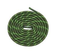 XIANMY Lacets ronds à rayures pour bottes, baskets, baskets, chaussures décontractées, chaussures d'extérieur, de randonnée, de travail, 180 cm, Vert, 180cm