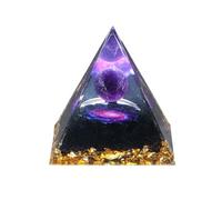 XIANNVXI Cristaux Lapis Lazuli Pyramide Pierres Naturelle Energie Positive pour Guérison Chakra Méditation Yoga et Décoration (Noir Violacé)