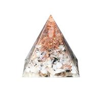 XIANNVXI Cristaux Quartz Pyramide Pierres Naturelle Energie Positive pour Guérison Chakra Méditation Yoga et Décoration (Pierre de Lune)