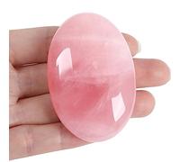 XIANNVXI Pierre de Paume Pierre Naturelle Quartz Rose Cristaux Thérapeutique pour Guérison Méditation Relaxation Décoration