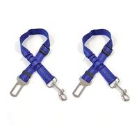 XIANTENG 2 Pièces Ceinture de Sécurité Chien pour BMW 2 Series Active Tourer F45 2014-2021, Réglable 50-75cm Nylon Robuste & Mousqueton Rotatif 360° Protection Voyage pour Animaux, Blue