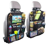 XIANTENG 2 Pièces Organisateur de Voiture pour Mini Hatch R56 2006-2013, Protection de Siège Imperméable avec Compartiment Tablette & 9 Poches