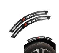 XIANTENG 2 Pièces Protection Passage de Roue pour Renault Scenic IV J9 2016-2022, Élargisseur D'Aile Carbone Bande Réfléchissante EGP Anti-Collision Sourcil de Roue,White