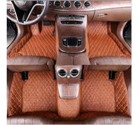XIANTENG Tapis de Voiture sur Mesure pour Ford Mustang March-E 2020-2025 Cuir Écologique Premium Imperméable Protection Intérieure Toutes Saisons Trajet,Brown